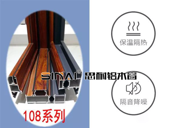 斷橋鋁108窗紗一體窗